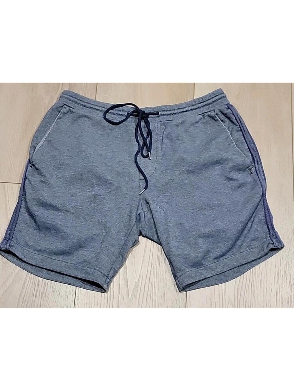 Dirk bikkembergs Blue Drawstrings Waist Waist 32 Inseam 8 Men's Shorts #CB3